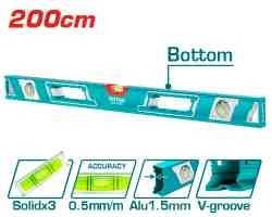 Уровень Алюминиевый Строительный 2000 Мм TMT220086