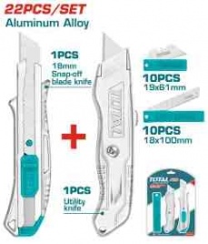 Набор строительных ножей 22шт THT515226